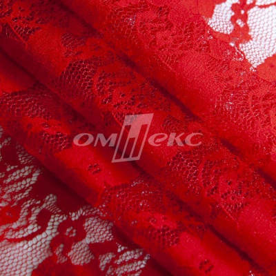 Кружевное полотно стрейч 15A61/RED, 100 гр/м2, шир.150см - купить в Северске. Цена 1 580.95 руб.