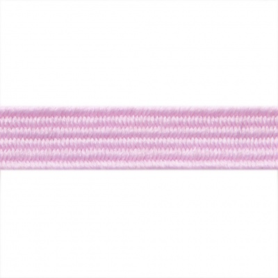 Резиновые нити с текстильным покрытием, шир. 6 мм ( упак.30 м/уп), цв.- 80-розовый - купить в Северске. Цена: 155.22 руб.
