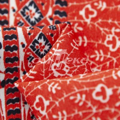 Плательная ткань "Фламенко" 24.1, 80 гр/м2, шир.150 см, принт этнический - купить в Северске. Цена 241.49 руб.