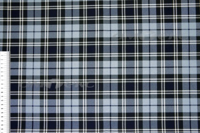 Ткань костюмная клетка Т7274 2004, 220 гр/м2, шир.150см, цвет т.синий/гол/бел - купить в Северске. Цена 