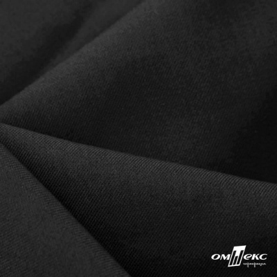Ткань костюмная Зара, 92%P 8%S, BLACK, 200 г/м2, шир.150 см - купить в Северске. Цена 325.28 руб.
