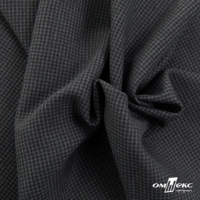 Ткань костюмная Пье-де-пуль 24013, 210 гр/м2, шир.150см, цвет т.серый - купить в Северске. Цена 334.18 руб.