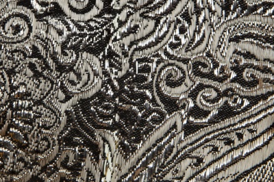 Ткань костюмная жаккард №11, 140 гр/м2, шир.150см, цвет тем.серебро - купить в Северске. Цена 383.29 руб.