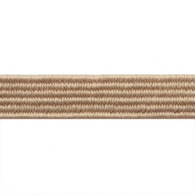 Резиновые нити с текстильным покрытием, шир. 6 мм ( упак.30 м/уп), цв.- 97-бежевый - купить в Северске. Цена: 152.05 руб.