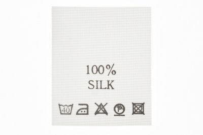 Состав и уход 100% Silk 200 шт - купить в Северске. Цена: 232.29 руб.
