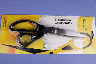 Ножницы ЗИГ-ЗАГ "MAXWELL" 230 мм - купить в Северске. Цена: 1 041.25 руб.