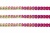 Пайетки "ОмТекс" на нитях, CREAM, 6 мм С / упак.73+/-1м, цв. 89 - розовый - купить в Северске. Цена: 468.37 руб.
