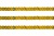 Пайетки "ОмТекс" на нитях, SILVER SHINING, 6 мм F / упак.91+/-1м, цв. 48 - золото - купить в Северске. Цена: 356.19 руб.