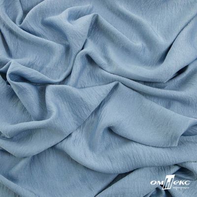 Ткань плательная Муар, 100% полиэстер,165 (+/-5) гр/м2, шир. 150 см, цв. Серо-голубой - купить в Северске. Цена 215.65 руб.