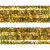 Тесьма с пайетками D16, шир. 20 мм/уп. 25+/-1 м, цвет золото - купить в Северске. Цена: 778.19 руб.