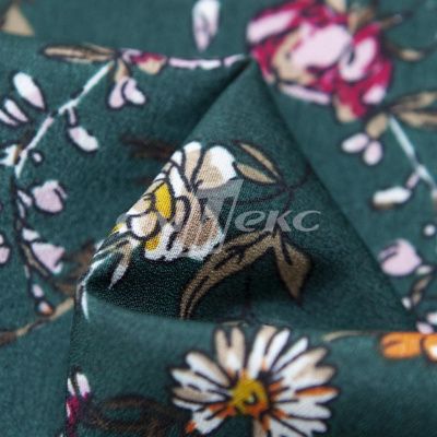 Плательная ткань "Фламенко" 6.1, 80 гр/м2, шир.150 см, принт растительный - купить в Северске. Цена 241.49 руб.