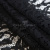 Кружевное полотно #2307, 145 гр/м2, шир.150см, цвет чёрный - купить в Северске. Цена 449.07 руб.