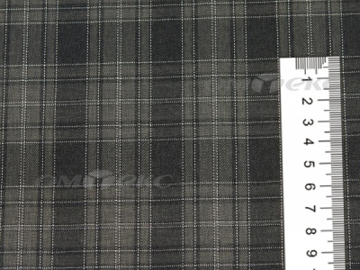 Ткань костюмная клетка 25235 2004, 185 гр/м2, шир.150см, цвет серый/бел - купить в Северске. Цена 