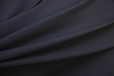 Костюмная ткань с вискозой "Флоренция" 19-4024, 195 гр/м2, шир.150см, цвет т.синий - купить в Северске. Цена 491.97 руб.
