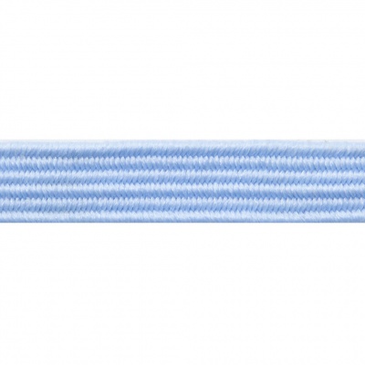 Резиновые нити с текстильным покрытием, шир. 6 мм ( упак.30 м/уп), цв.- 108-голубой - купить в Северске. Цена: 155.22 руб.