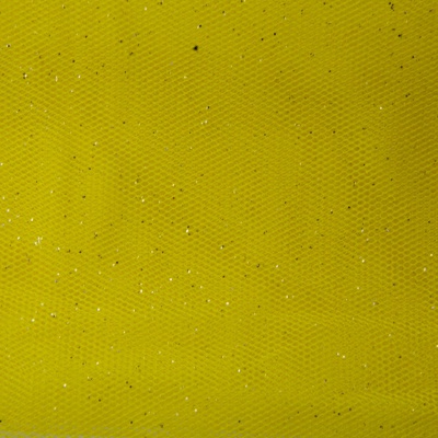 Сетка Глиттер, 24 г/м2, шир.145 см., желтый - купить в Северске. Цена 117.24 руб.